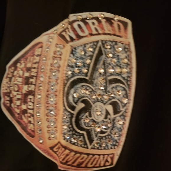 CUSTOM MADE/ SAINTS SUPERBOWL SHIRT - Picture 2 of 5
